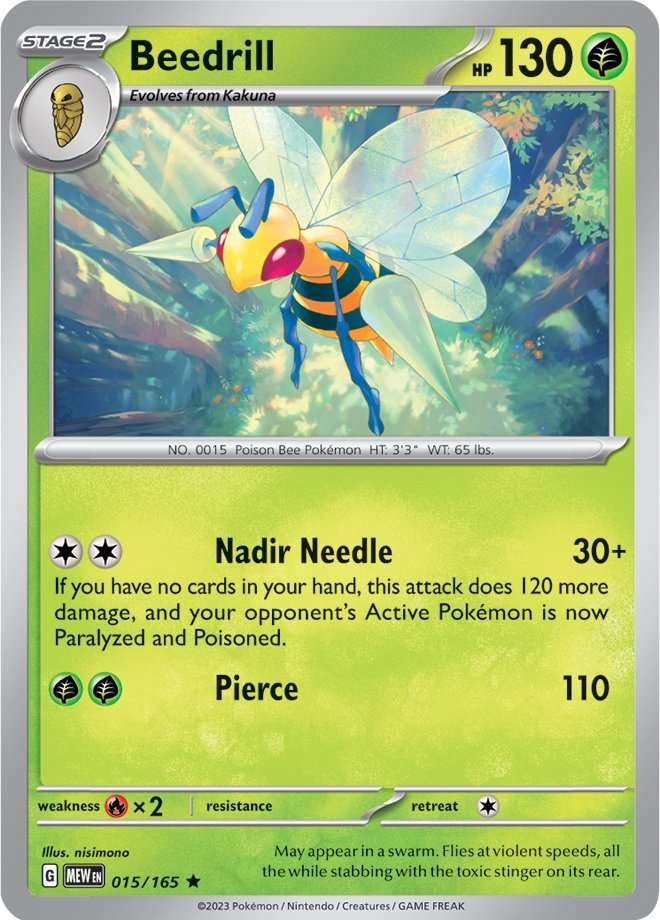 Beedrill (015/165) [Scarlet & Violet 151] | Total Play