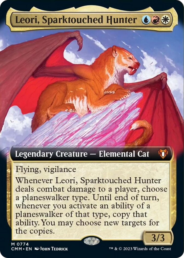 Leori, Sparktouched Hunter (Extended Art) [Commander Masters] | Total Play