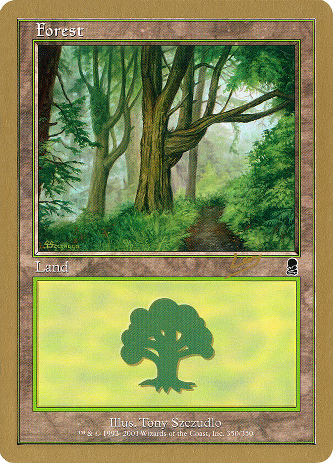 Forest (rl350) (Raphael Levy) [World Championship Decks 2002] | Total Play