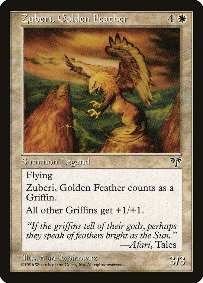 Zuberi, Golden Feather [Mirage] | Total Play