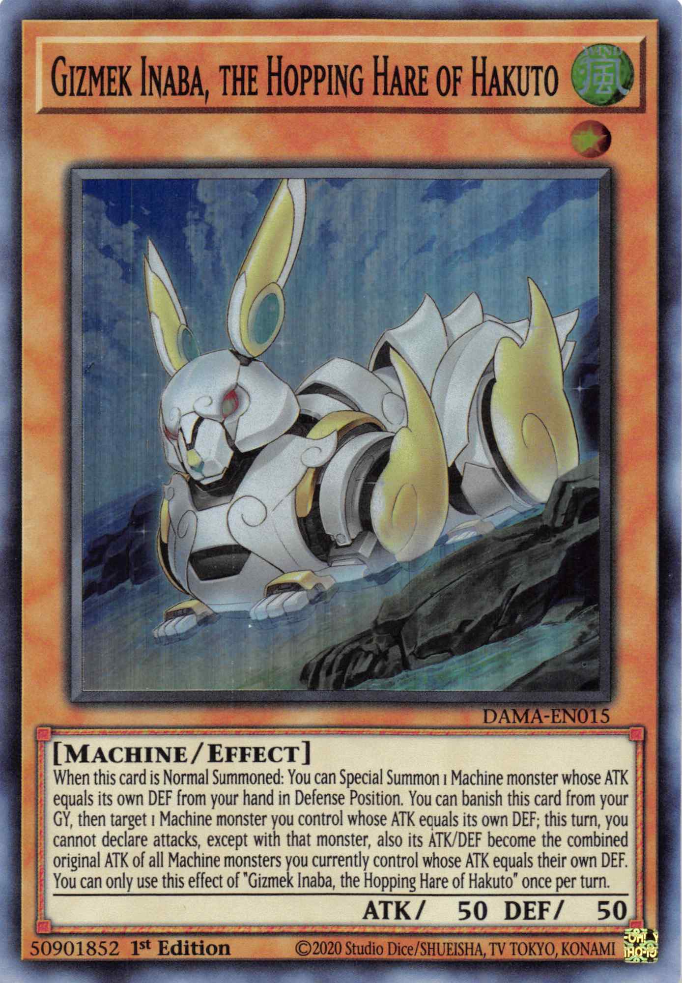 Gizmek Inaba, the Hopping Hare of Hakuto [DAMA-EN015] Super Rare | Total Play