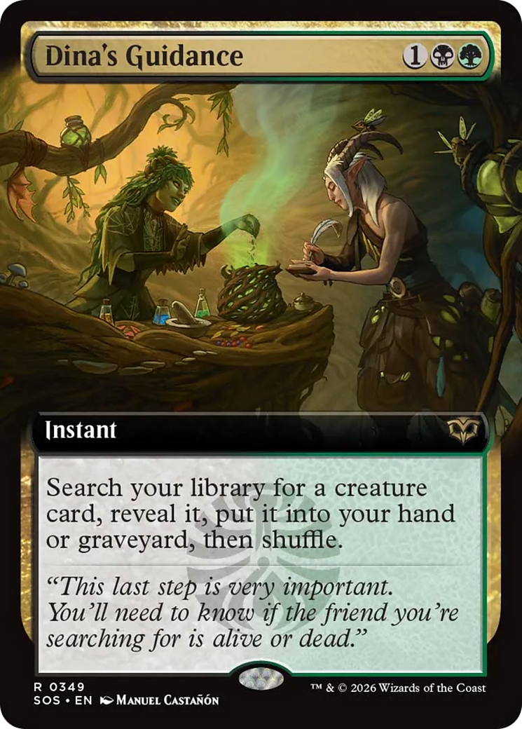 Dina's Guidance (Extended Art) [Secrets of Strixhaven] | Total Play