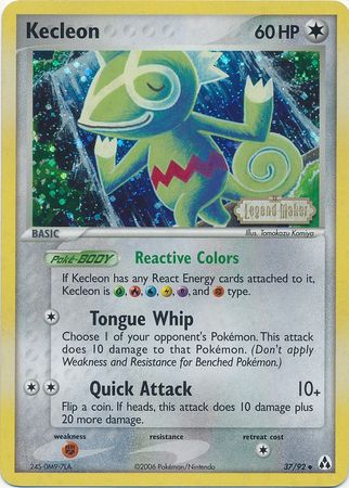 Kecleon (37/92) (Stamped) [EX: Legend Maker] | Total Play