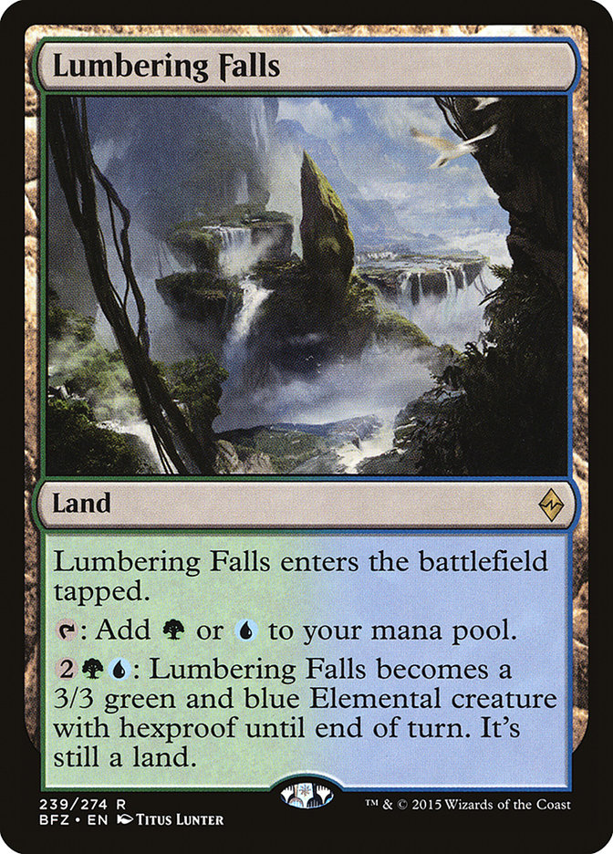 Lumbering Falls [Battle for Zendikar] | Total Play