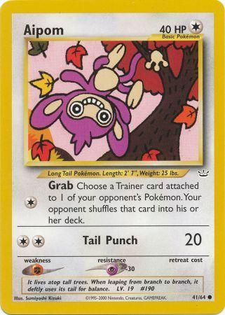Aipom (41/64) [Neo Revelation Unlimited] | Total Play