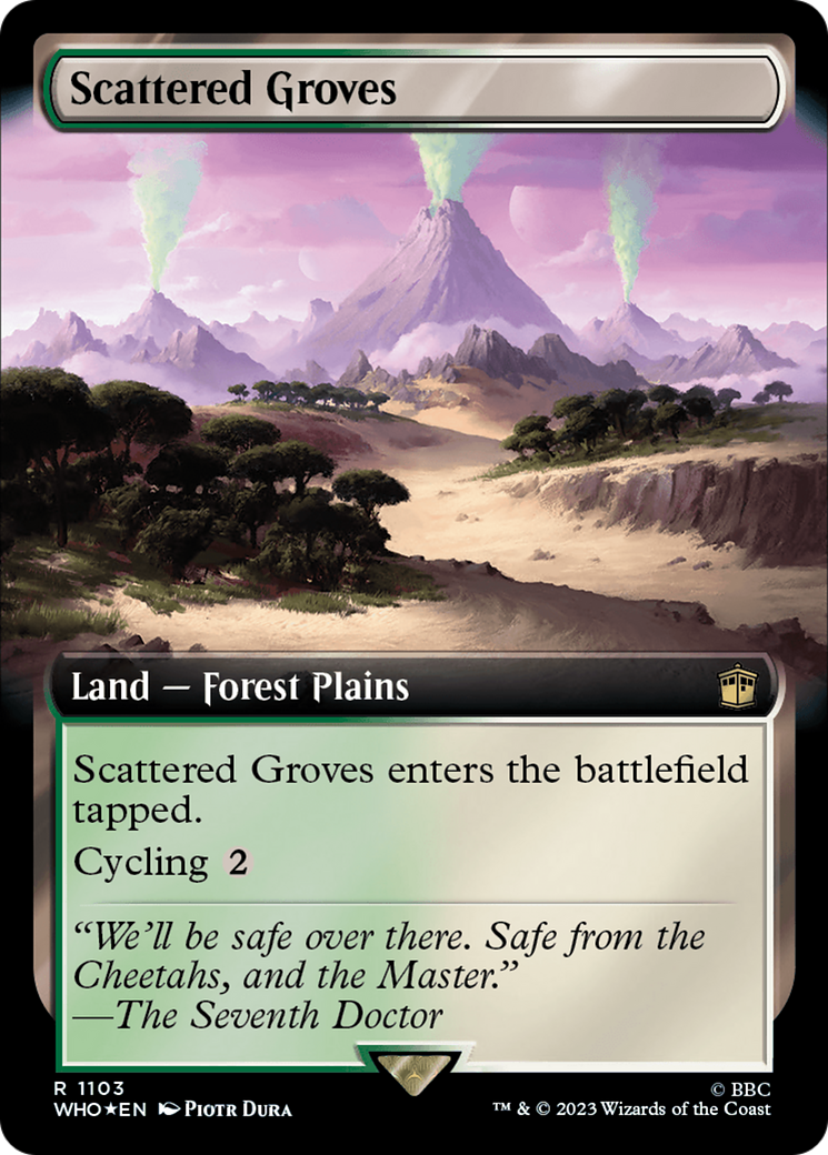 Scattered Groves (Extended Art) (Surge Foil) [Doctor Who] | Total Play