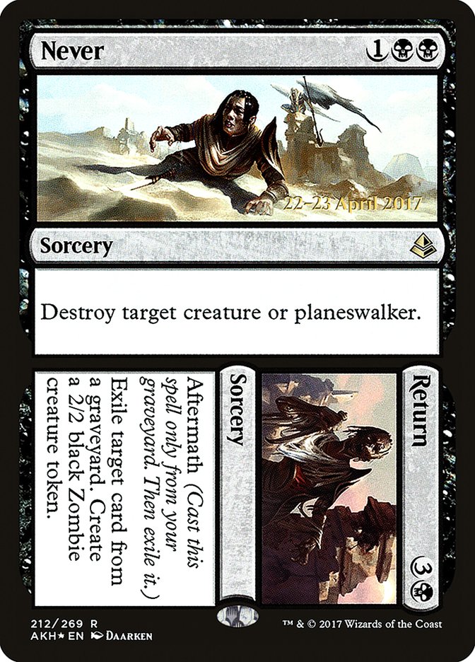 Never // Return [Amonkhet Prerelease Promos] | Total Play