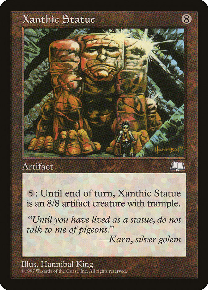 Xanthic Statue [Weatherlight] | Total Play