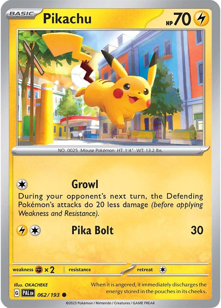 Pikachu (062/193) [Scarlet & Violet: Paldea Evolved] | Total Play