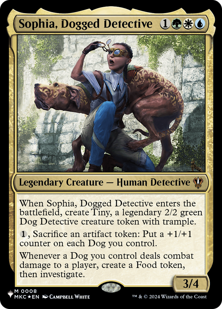 Sophia, Dogged Detective (MKC) [The List] | Total Play