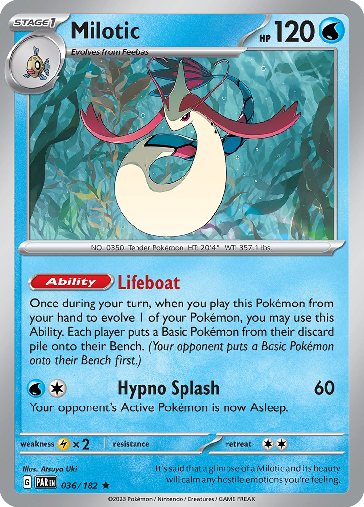 Milotic (036/182) [Scarlet & Violet: Paradox Rift] | Total Play