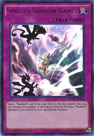 Sinister Shadow Games [MP15-EN114] Ultra Rare | Total Play