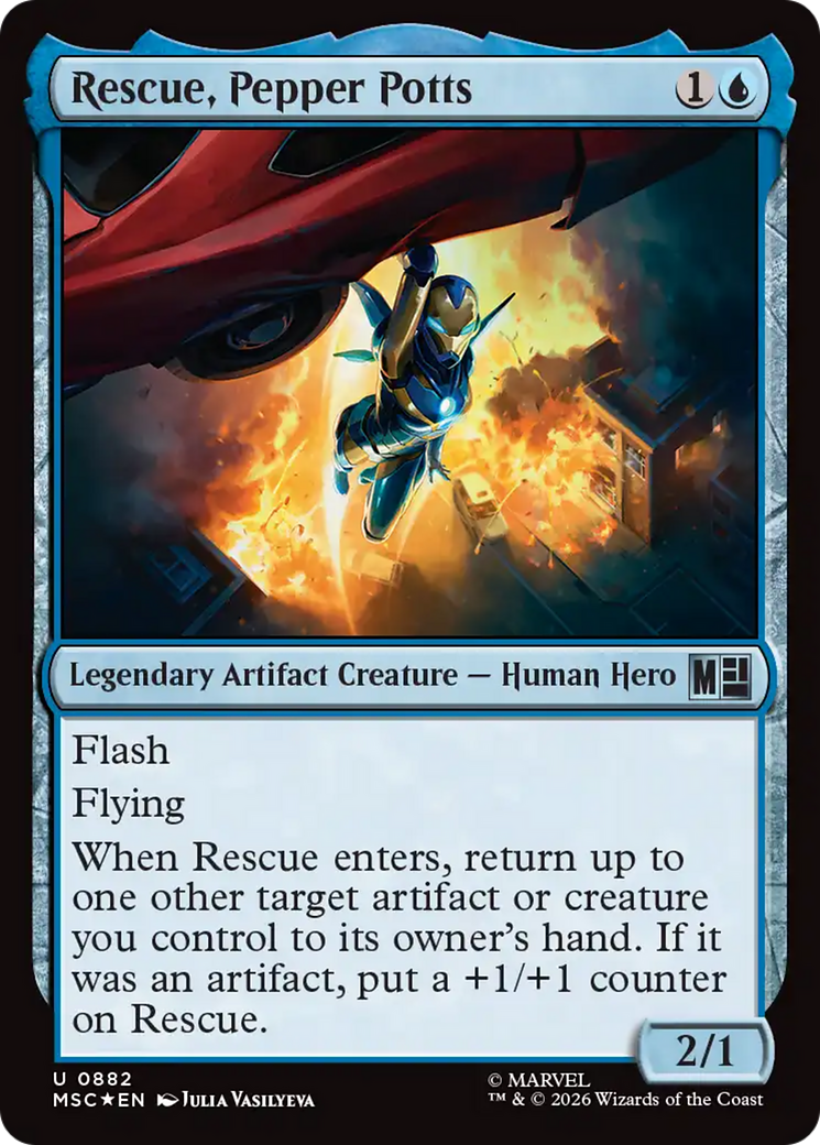 Rescue, Pepper Potts (Surge Foil) [Marvel Super Heroes Commander] | Total Play