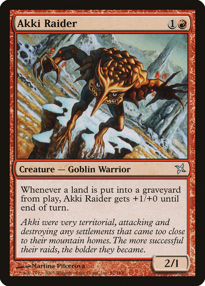 Akki Raider [Betrayers of Kamigawa] | Total Play