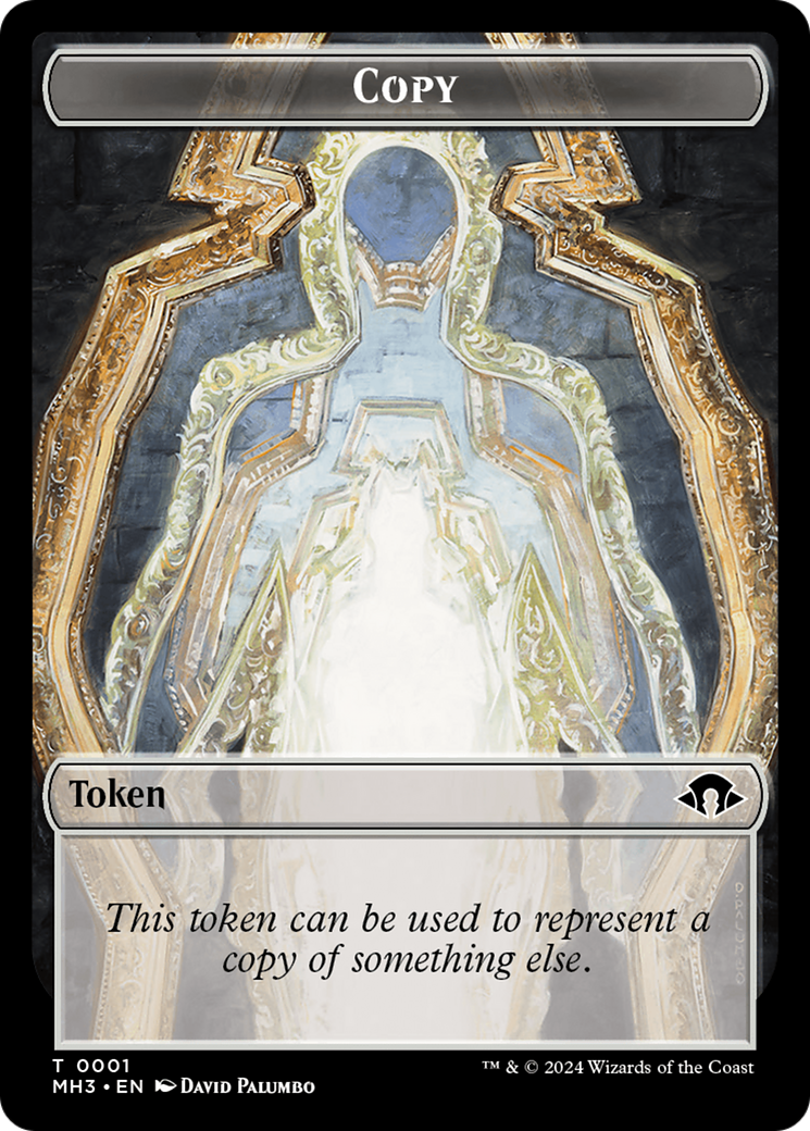 Eldrazi Angel // Copy Double-Sided Token [Modern Horizons 3 Commander Tokens] | Total Play