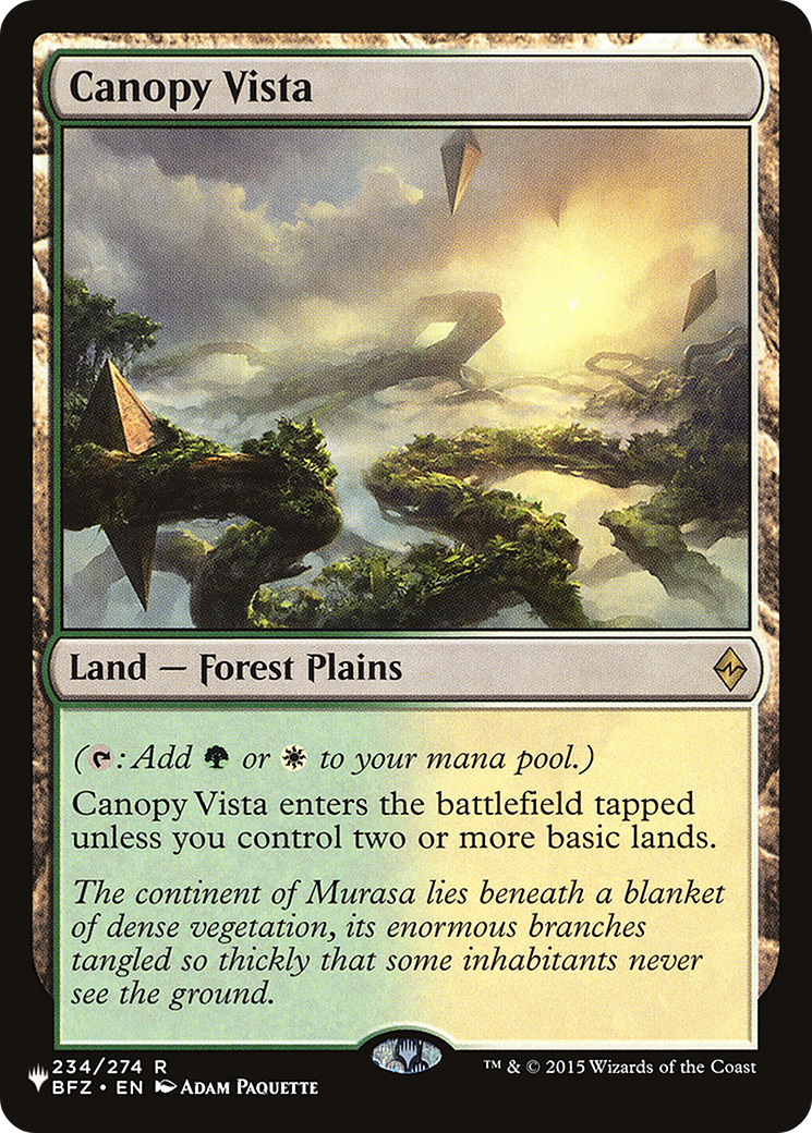 Canopy Vista (LCC) [The List] | Total Play