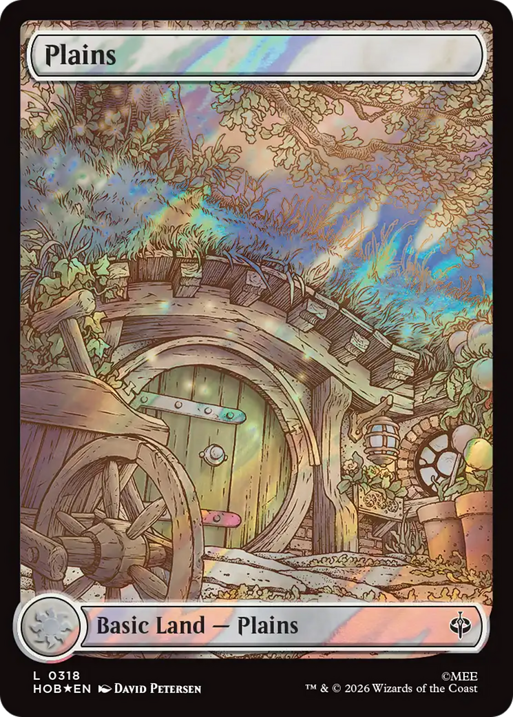 Plains (0318) (Surge Foil) [The Hobbit] | Total Play