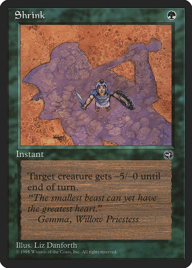 Shrink (Gemma Flavor Text) [Homelands] | Total Play