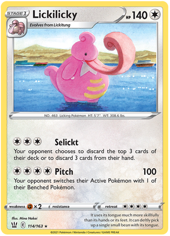 Lickilicky (114/163) [Sword & Shield: Battle Styles] | Total Play