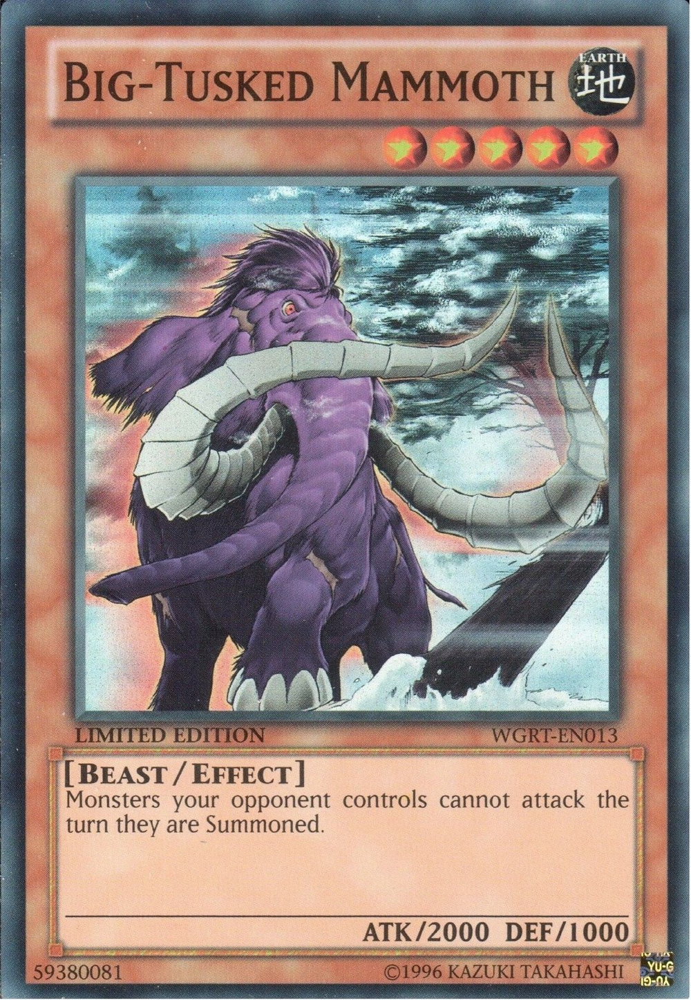 Big-Tusked Mammoth [WGRT-EN013] Super Rare | Total Play