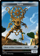 Phyrexian Myr // Servo Double-Sided Token [Modern Horizons 3 Commander Tokens] | Total Play
