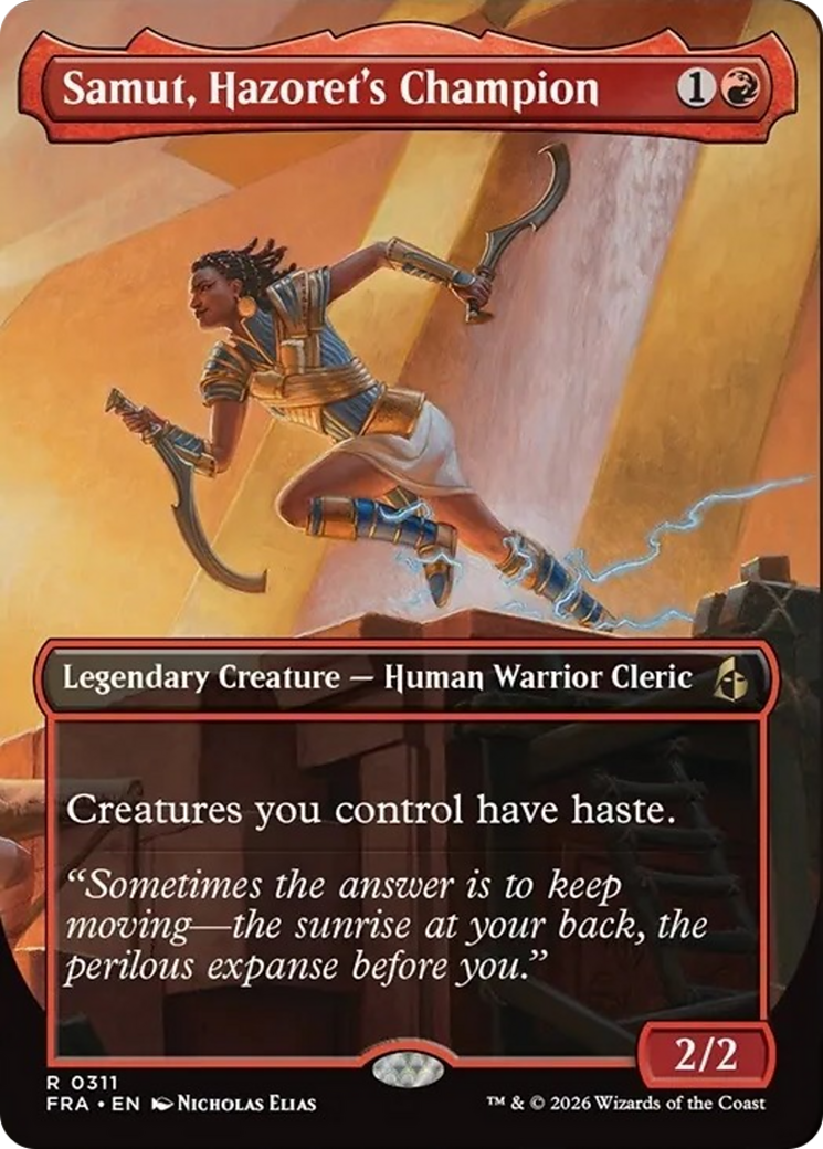 Samut, Hazoret's Champion (Borderless) [Reality Fracture] | Total Play