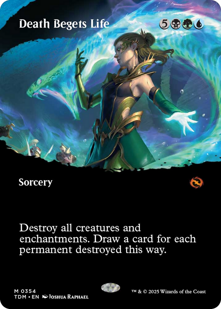 Death Begets Life (Borderless) [Tarkir: Dragonstorm] | Total Play