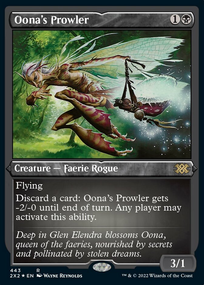 Oona's Prowler (Foil Etched) [Double Masters 2022] | Total Play