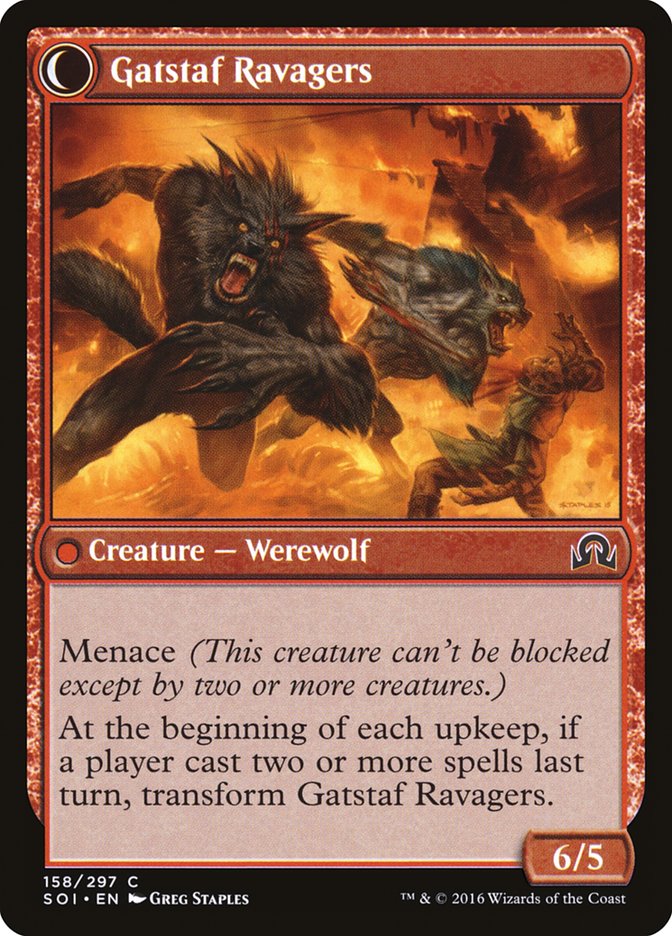 Gatstaf Arsonists // Gatstaf Ravagers [Shadows over Innistrad] | Total Play
