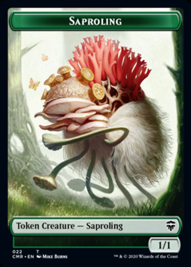 Copy (023) // Saproling Double-Sided Token [Commander Legends Tokens] | Total Play