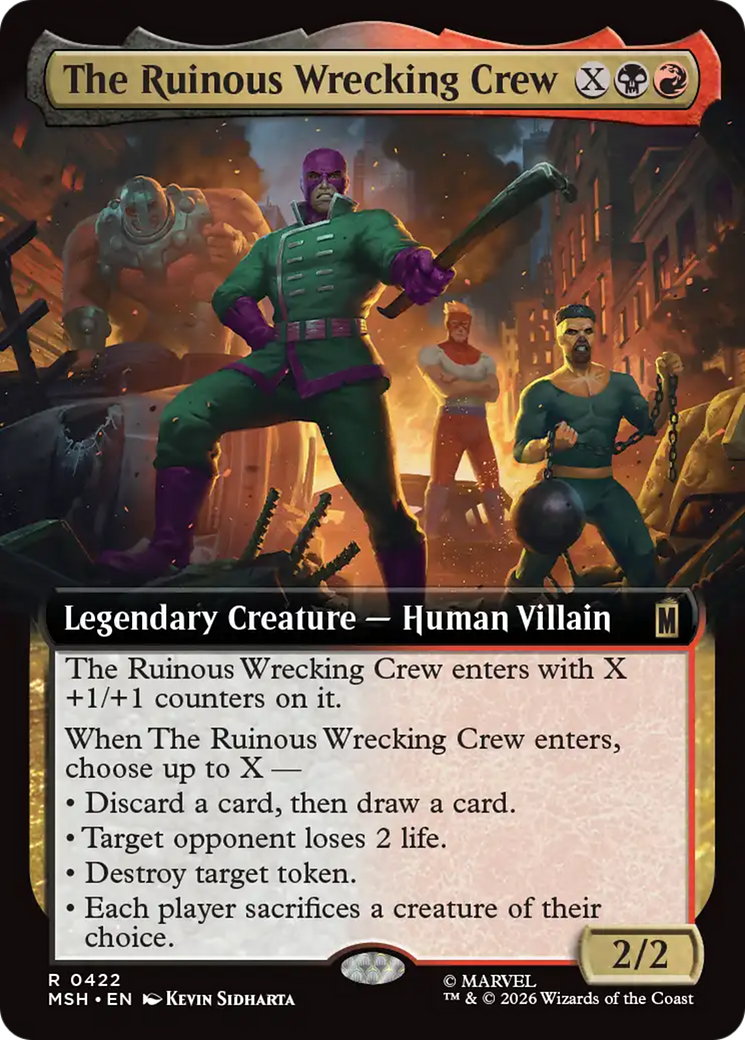The Ruinous Wrecking Crew (Extended Art) [Marvel Super Heroes] | Total Play