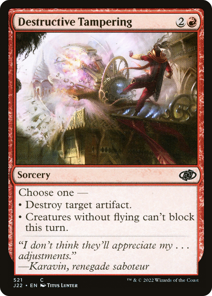 Destructive Tampering [Jumpstart 2022] | Total Play