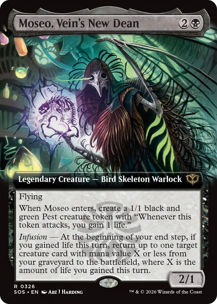 Moseo, Vein's New Dean (Extended Art) [Secrets of Strixhaven] | Total Play
