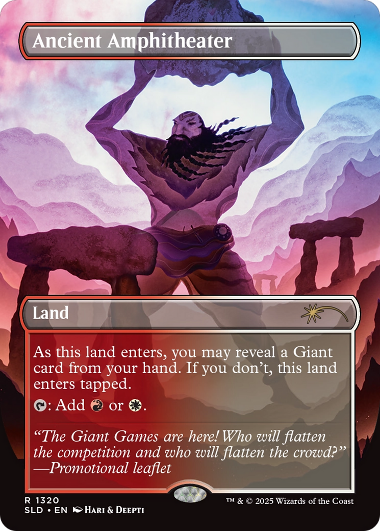 Ancient Amphitheater (Rainbow Foil) [Secret Lair Drop Series] | Total Play