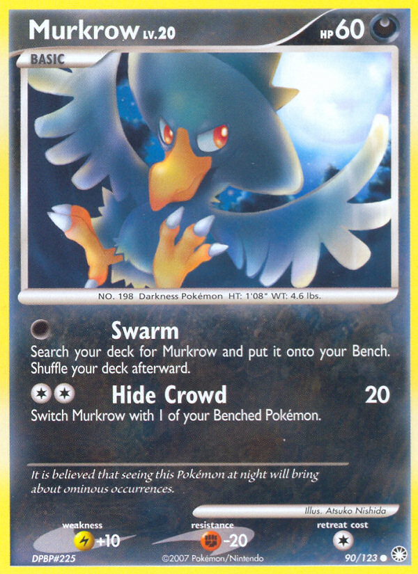 Murkrow (90/123) [Diamond & Pearl: Mysterious Treasures] | Total Play