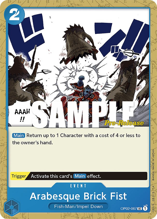 Arabesque Brick Fist [Paramount War Pre-Release Cards] | Total Play