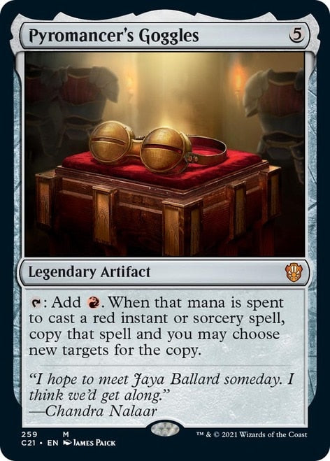 Pyromancer's Goggles [Commander 2021] | Total Play