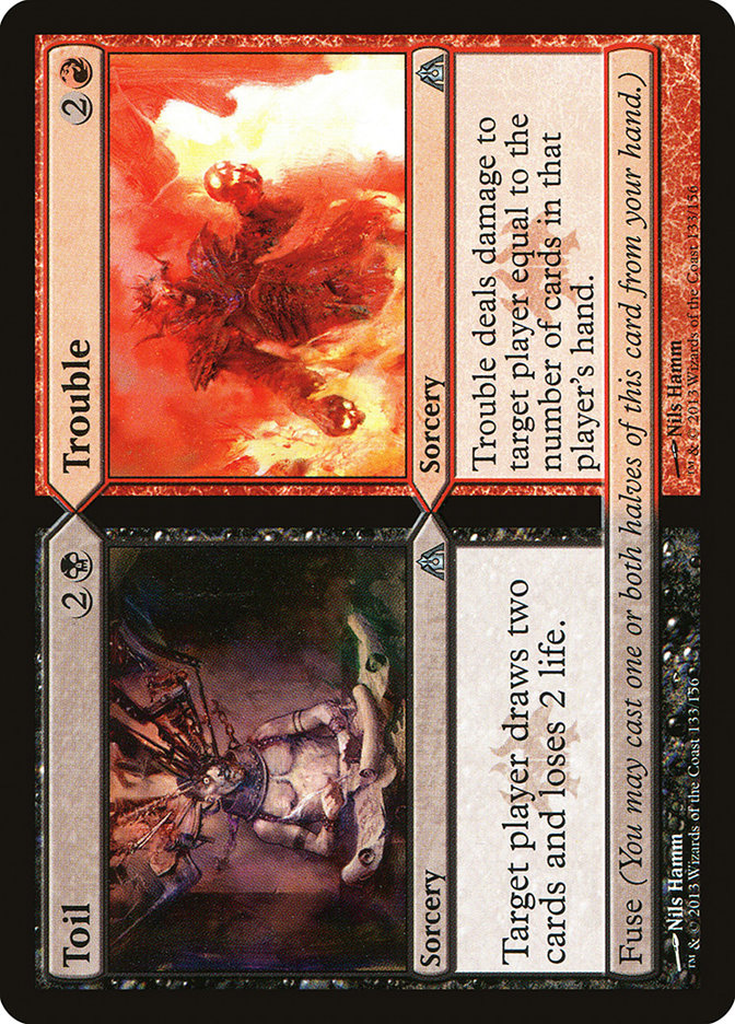 Toil // Trouble [Dragon's Maze] | Total Play
