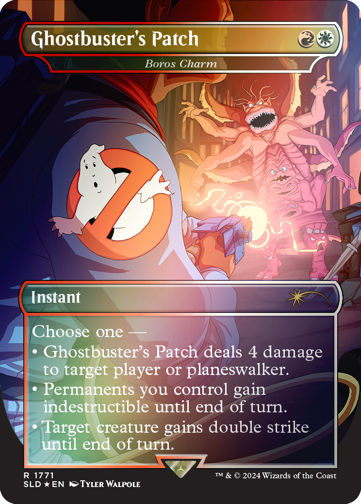 Ghostbuster's Patch - Boros Charm (Rainbow Foil) [Secret Lair Drop Series] | Total Play