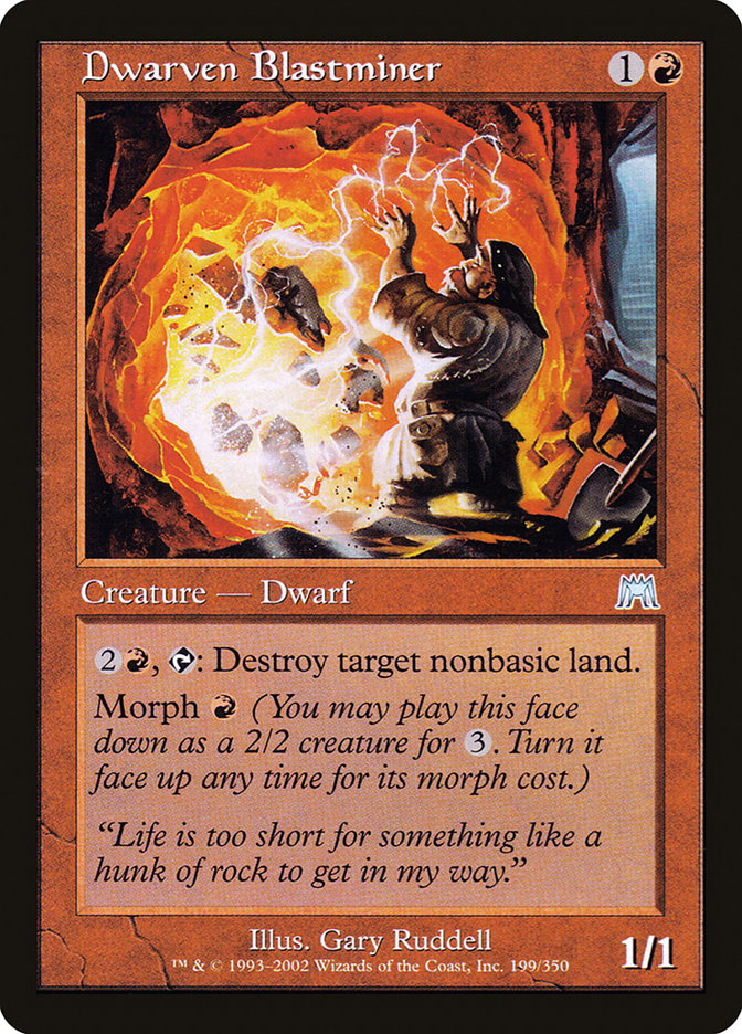 Dwarven Blastminer [Onslaught] | Total Play