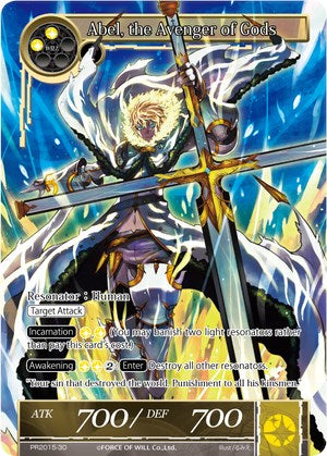 Abel, the Avenger of Gods (PR2015-030) [Promo Cards] | Total Play