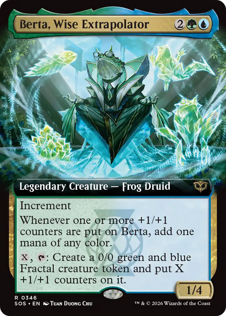 Berta, Wise Extrapolator (Extended Art) [Secrets of Strixhaven] | Total Play