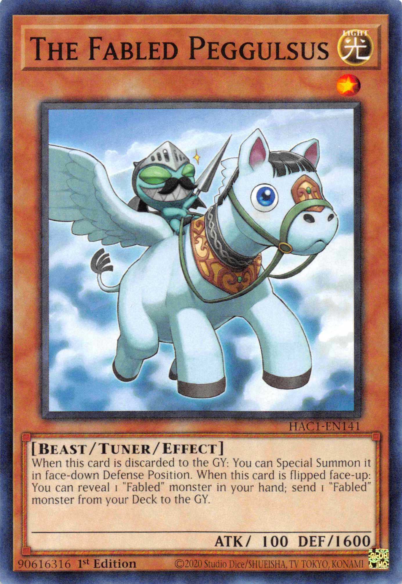The Fabled Peggulsus [HAC1-EN141] Common | Total Play
