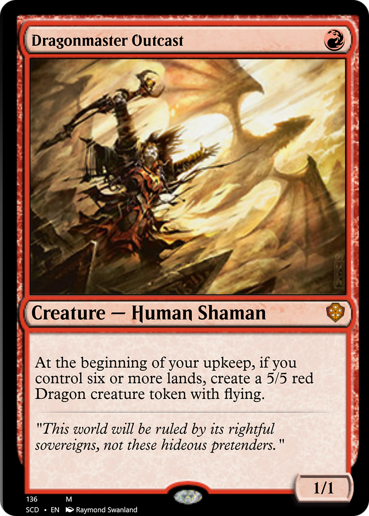 Dragonmaster Outcast [Starter Commander Decks] | Total Play