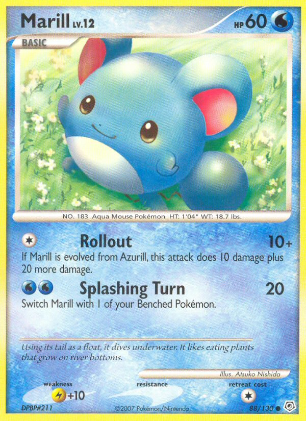 Marill (88/130) [Diamond & Pearl: Base Set] | Total Play