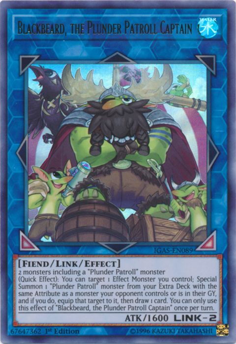 Blackbeard, the Plunder Patroll Captain [IGAS-EN089] Ultra Rare | Total Play