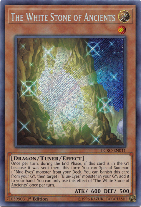 The White Stone of Ancients [LCKC-EN011] Secret Rare | Total Play