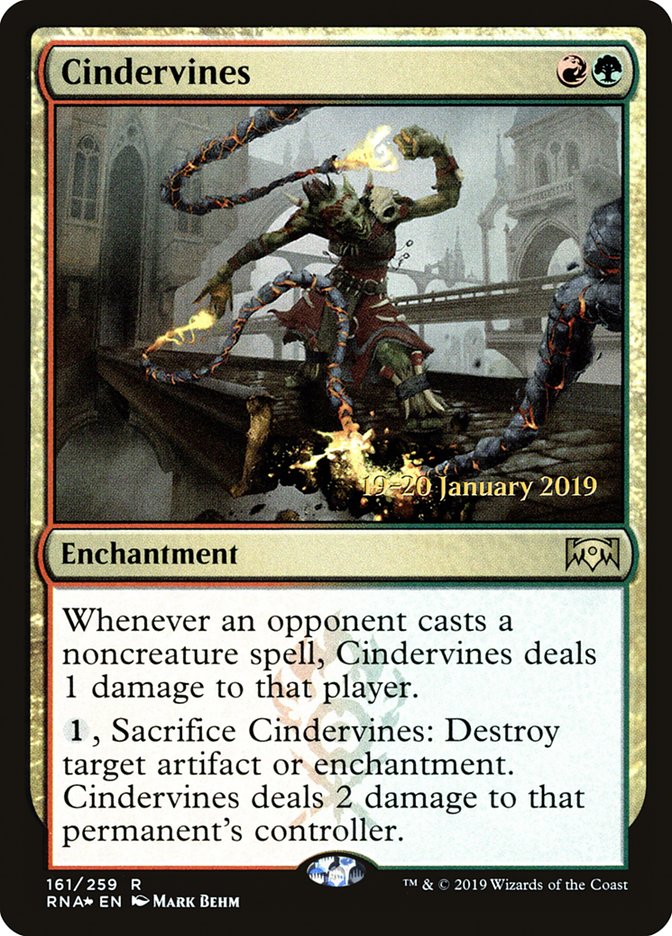Cindervines [Ravnica Allegiance Prerelease Promos] | Total Play