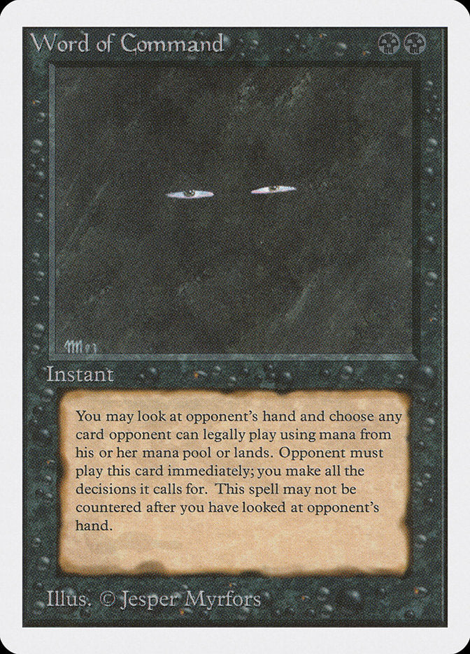 Word of Command [Unlimited Edition] | Total Play