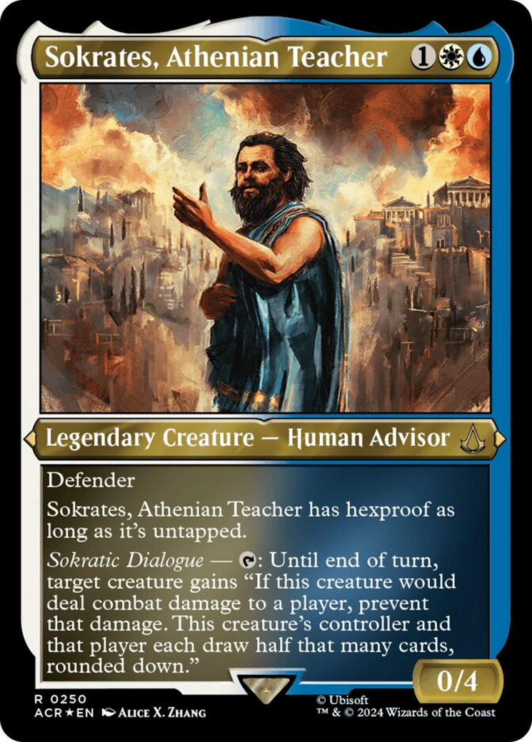 Sokrates, Athenian Teacher (Foil Etched) [Assassin's Creed] | Total Play